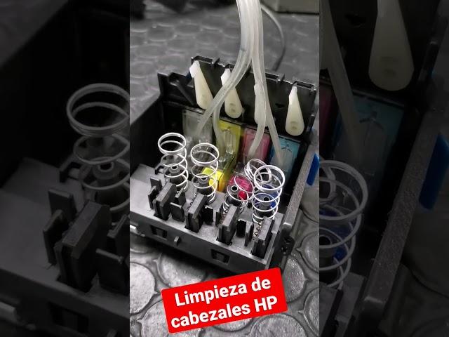 limpieza de cabezales HP officejet pro!