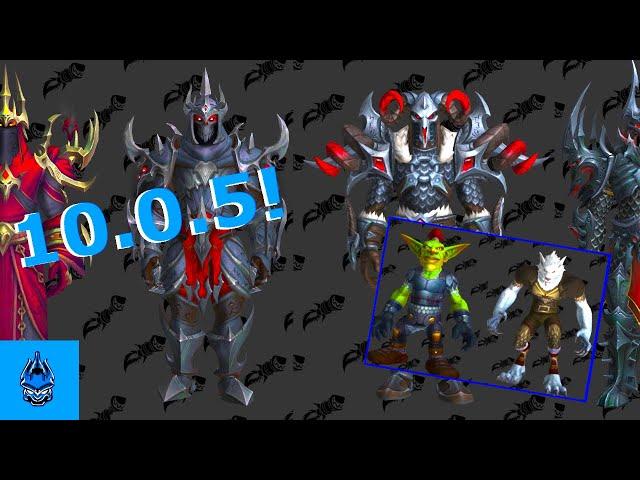 10.0.5 is a TRANSMOG LOVERS DREAM | Shadowlands Legendary Pieces  and starter sets Transmoggable