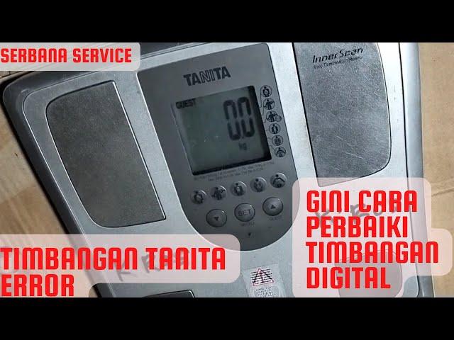 CARA PERBAIKI  TIMBANGAN DIGITAL ERROR (TANITA DARI HERBALIFE)