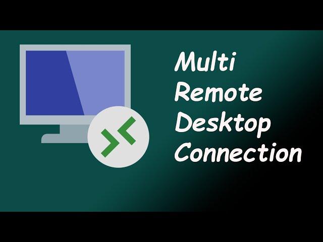 Allow Multiple Remote Desktop Sessions - Windows 10 - RDP WRAPPER