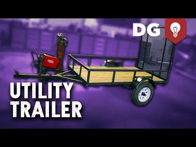 How To Build A DIY Utility Trailer for CHEAP!