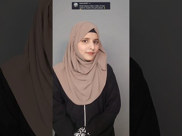comment next hijab tutorial/easy and simple Hijab tutorial for double chain girl #hijabstyle #hijab