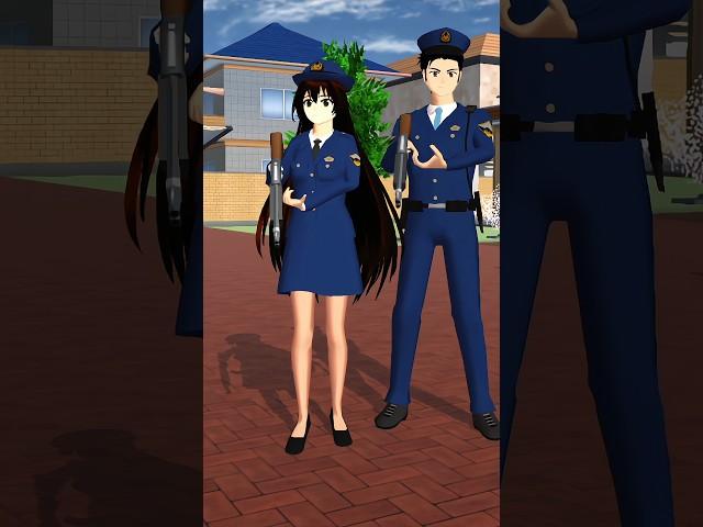 Zombie was killed by the police officers#sakuraschoolsimulator #muslimfemale #sakuragaming #sss