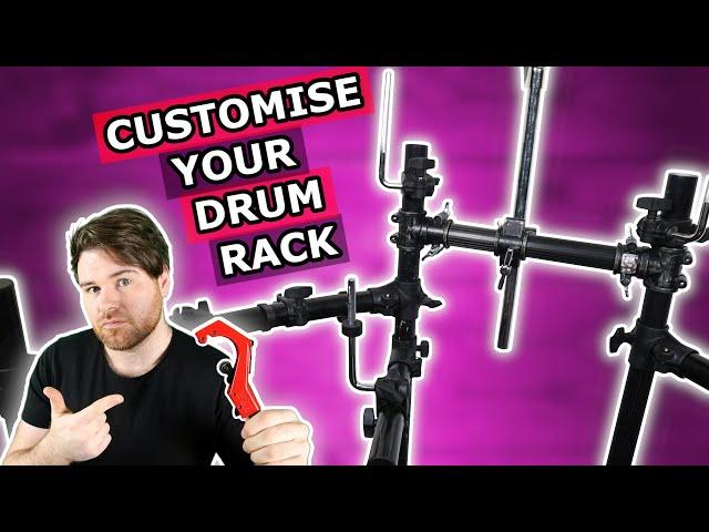 EXPAND and CUSTOMIZE Your Drum Rack - Create A Better DIY Electronic Drum Rack Setup