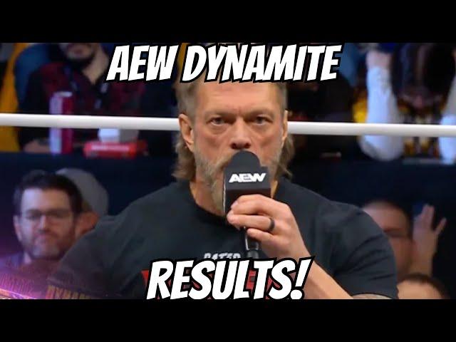 EPIC AEW Dynamite Results! 1/8/25