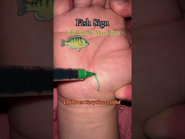 FISH SIGN ON HAND | Successfull children #palmistry #palmstudy #palmreading #handreading #palmist