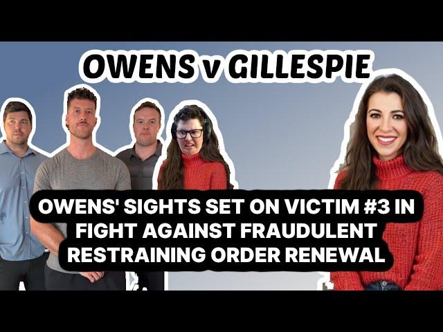 Greg Gillespie Raises Funds to Fight Laura Owens' Fraudulent Restraining Order Renewal