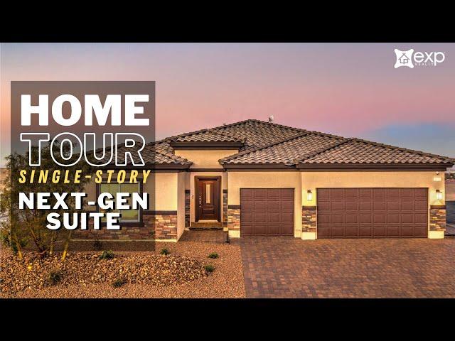 Model 2754 Single Story NEXT GEN SUITE 4 Car Las Vegas Home Tour | Manor at Acacia Landing