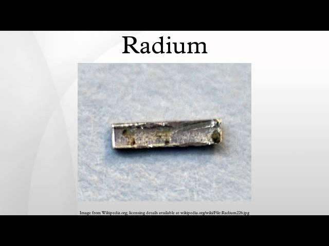 Radium