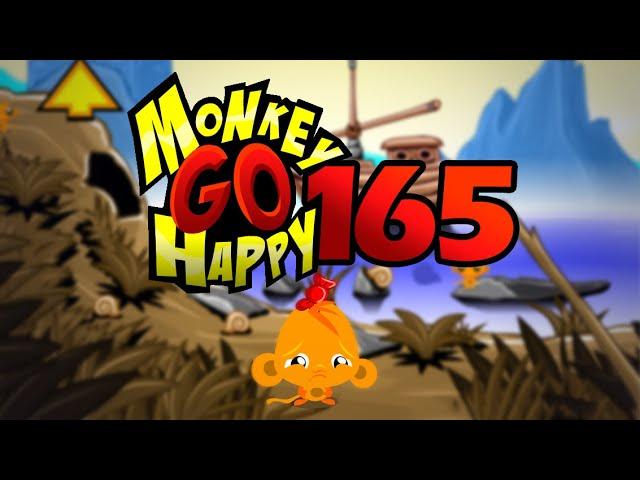 Игра "Счастливая Обезьянка 165" (Monkey GO Happy 165) - прохождение