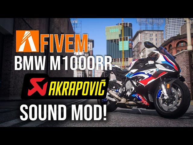 FiveM Sound Mod | BMW M1000 RR Akrapovic Racing Line Exhaust Sound