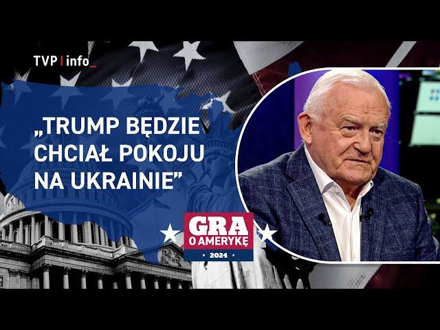 Leszek Miller: Trump będzie dążył do rozejmu na Ukrainie | WYBORY W USA