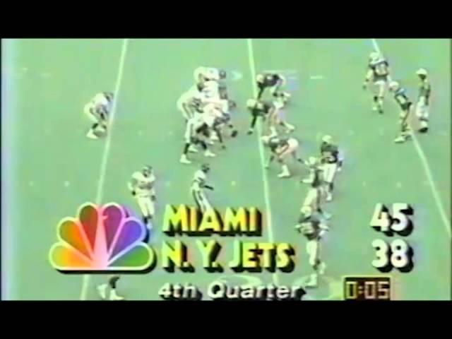 Wesley Walker Four Touchdowns Week 3 1986 Dolphins @ JETS