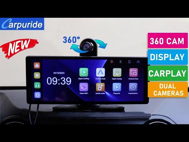 Primul CarPlay/Android Auto cu camera de bord 360- Carpuride W903