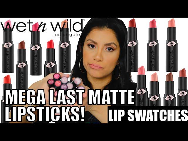 NEW! WET N WILD MEGA LAST MATTE LIP COLOR + SWATCHES | MagdalineJanet