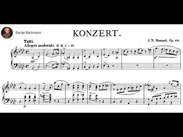 Johann Nepomuk Hummel - Piano Concerto No. 5, Op. 113 (1827)