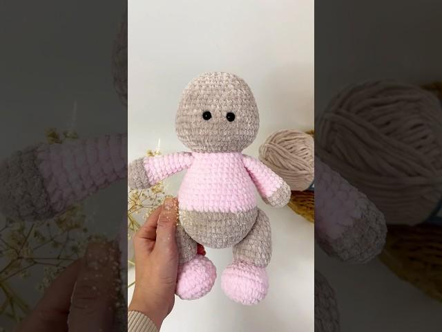 Вязаный мишка  #вязаниеигрушек #crochet #amigurumi #handmade #knitting