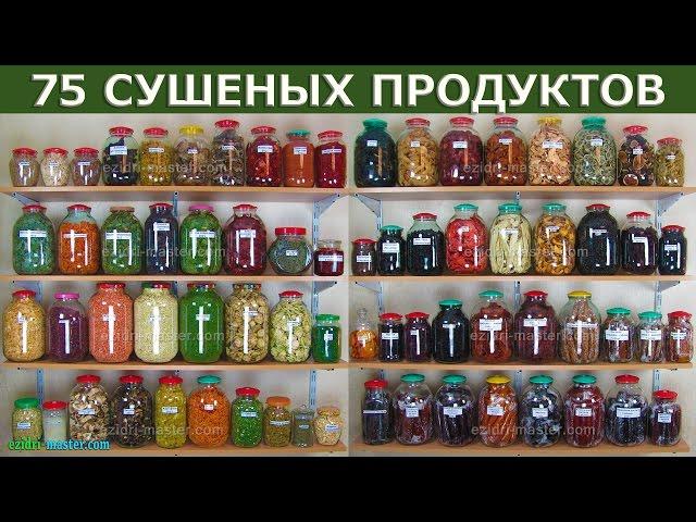 Мы высушили 75 продуктов в Ezidri. Посмотрите на результаты.