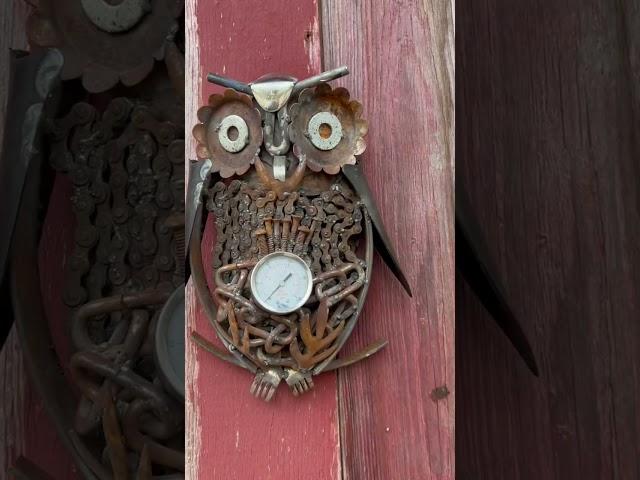 Scrap Metal Owl- WHO KNEW?