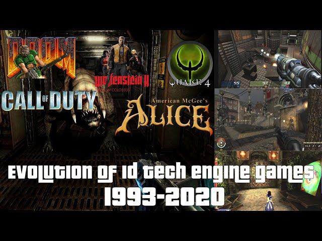 Evolution of id Tech Engine Games 1993-2020