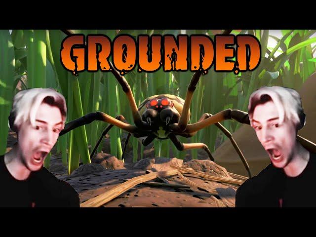 GROUNDED GAMEPLAY || TWITCH STREAMERS GETTING SCARED (SCARY MOMENTS)