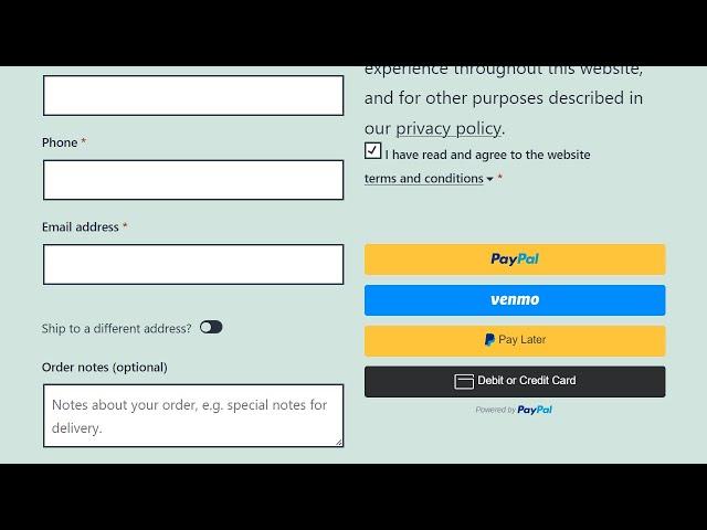 WooCommerce PayPal Payments Demo in WordPress