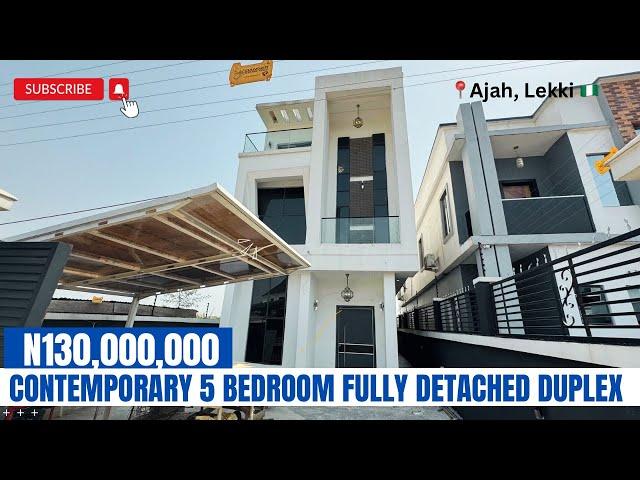 House for Sale in Lekki, Lagos Nigeria; Contemporary 5 Bedroom Detached Duplex for Sale in Ajah