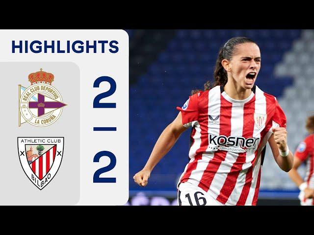 DEPORTIVO ABANCA  2 - 2 ATHLETIC CLUB | RESUMEN LIGA F