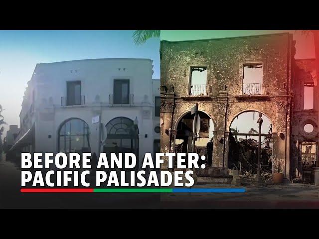 BEFORE AND AFTER: Recreation of walking tour video shows destruction of Pacific Palisades