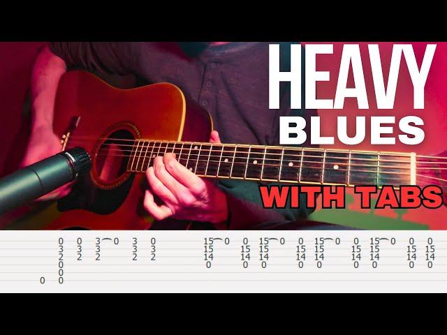 Heavy Acoustic Blues Rock in Double Drop C Tuning