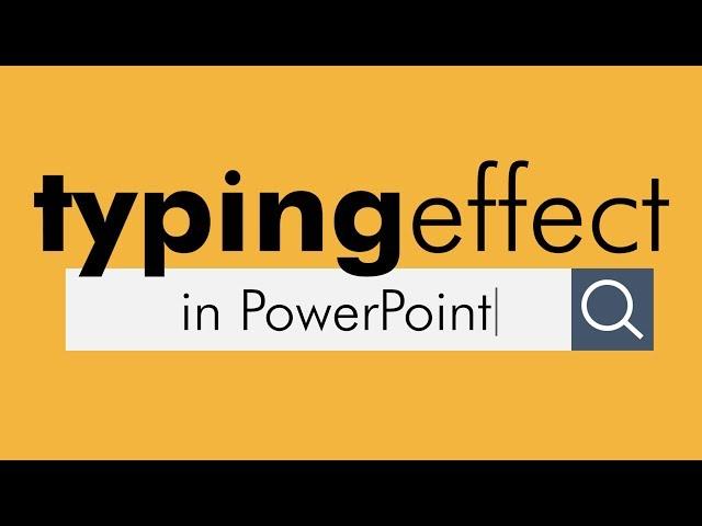 Creative Typing Effect in PowerPoint