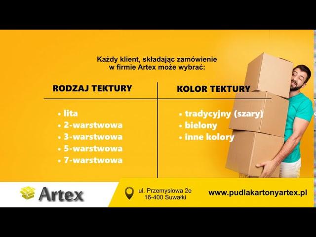 Producent kartonów Suwałki Artex PPUH Sylwia Słowikowska