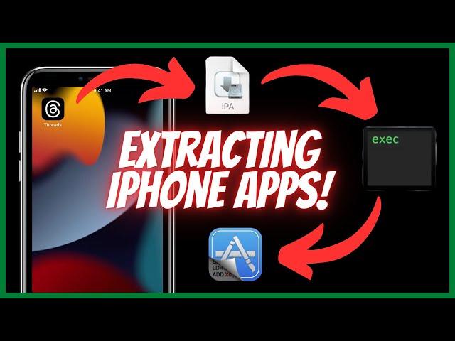 Extract and Reverse Engineer iPhone Apps