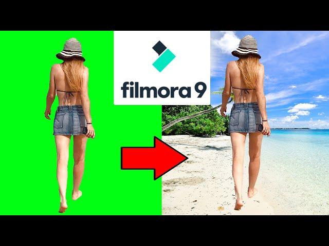 How to Remove Green Screen in Filmora 9! (2024)