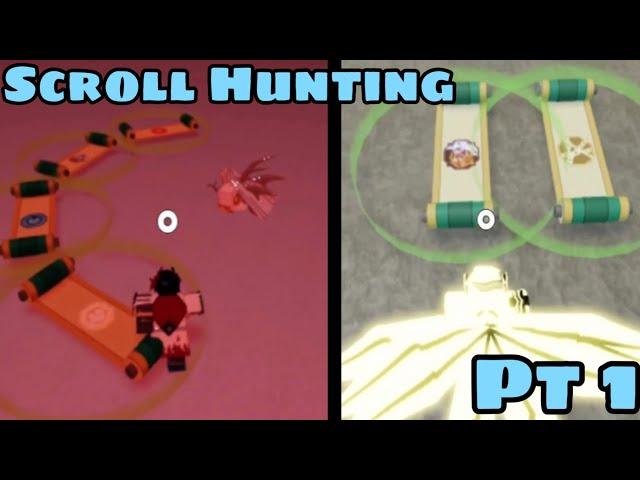 Scroll Hunting [Part 1] in Shindo Life (Roblox)