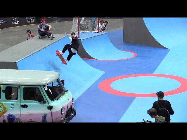 Maxim Kruglov (Максим Круглов) qualification @ WORLD CUP SKATEBOARDING MOSCOW 2017