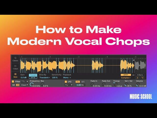 How to make modern Vocal Chops in Ableton Live