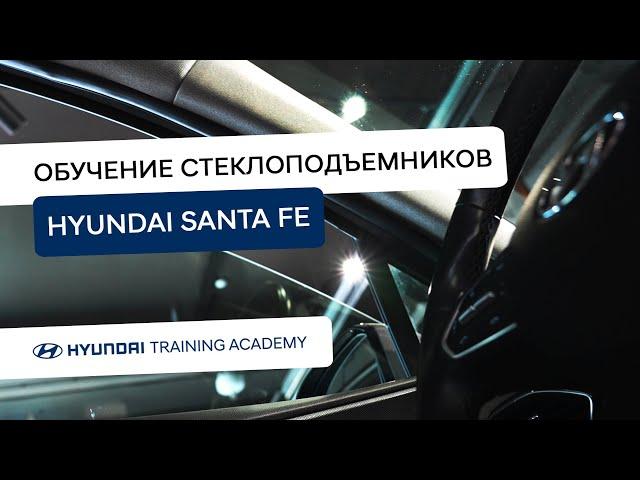 2022 Hyundai Santa Fe - Обучение стеклоподъемников