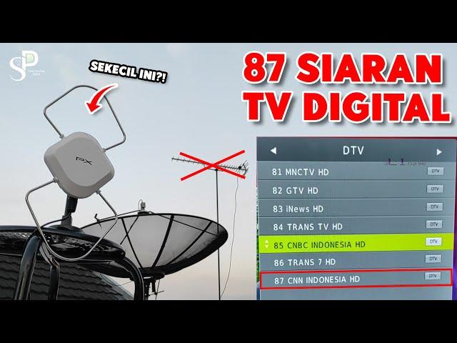 Antena TV Digital Terbaik Indoor Outdoor Saat Ini - REKOR JUMLAH SIARAN! | Review Antena PX HDA 5600