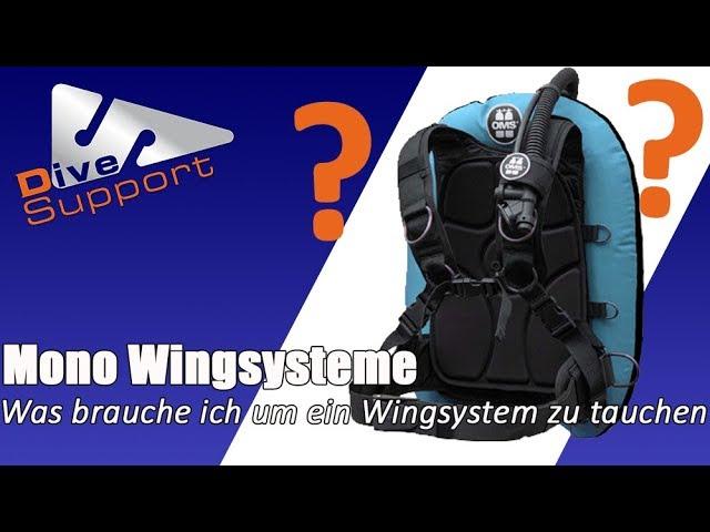 Mono Wingsysteme – Was brauche ich um ein Wingsystem tauchen zu können? | DiveSupport