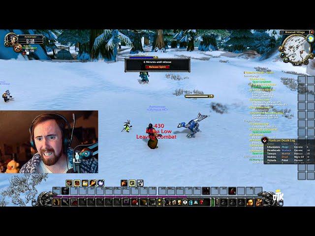 Asmon Gets Griefed & Dies in Hardcore Classic WoW