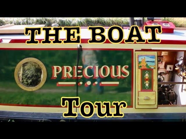 Narrowboat Precious Jet, The Boat Tour. 50 Foot Tug Style narrowboat. Awesome Narrowboat tour time