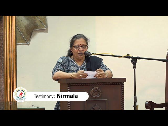 Testimony  Nirmala | 'I was healed from all my aches' | Tamil | DRCColombo