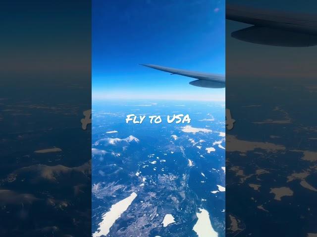 Fly to  USA #fly #usa