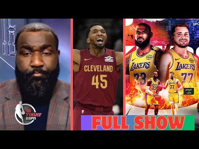 Full NBA Today | Lakers vs Knicks tonight: Nothing can stop LeBron & Luka; Cavs clinch playoff berth