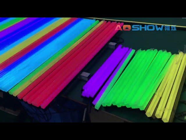 Stage Lighting LED Pixel Bar Square Tube, SPI RGB WS2812B 64Pixels/M DC24V, IP66