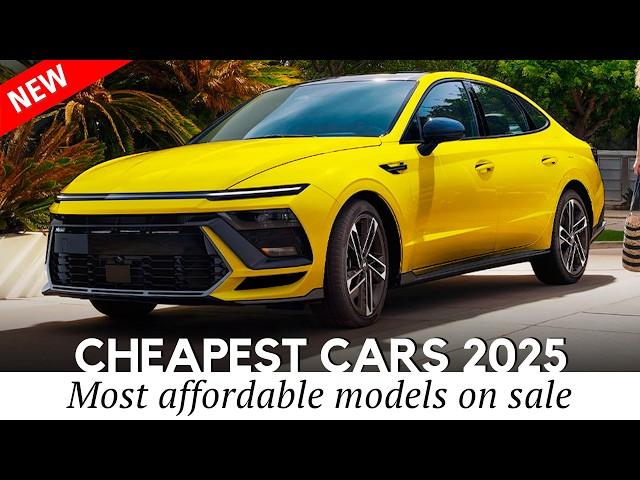 10 New Affordable Cars with the Lowest Prices in 2025 (Interior & Exterior Details)