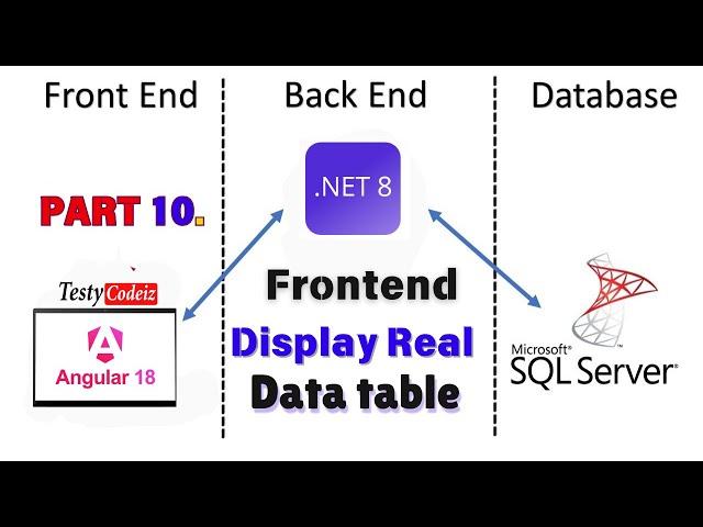 Angular 18 CRUD with ASP.NET Core Web API using Entity Framework Core | Display Real data in Table