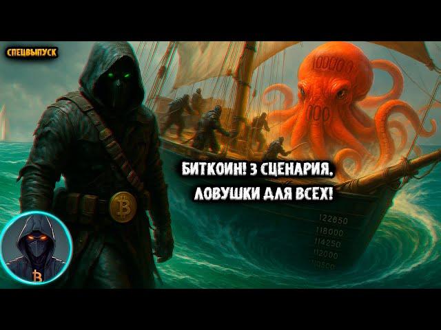  Биткоин! 3 сценария. Ловушки для всех. Прогнозы и ГДЕ хай цикла! Доминация BTC. Эфириум и советы.