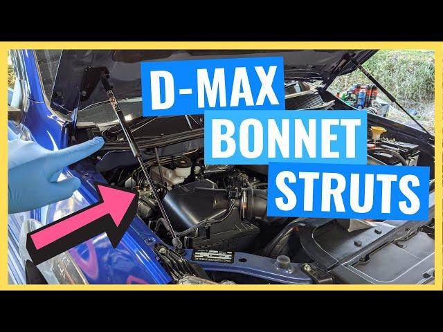 ISUZU D-MAX Bonnet Strut Kit Install - 2021 ISUZU DMAX X-TERRAIN Build Series #6